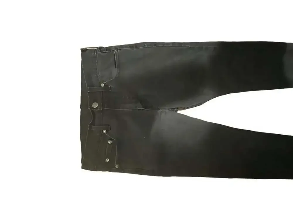Levi's Black Denim Jeans 5-Pocket Slim Fit Pants